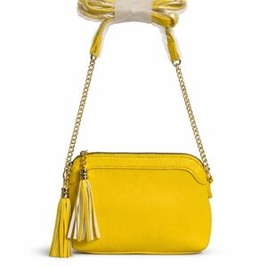 Mini yellow crossbody